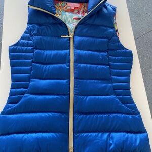 Lily  Pulitzer Down Reversible Vest Size Small NWOT